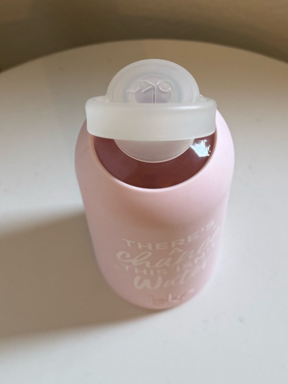 bkr x Too Faced " There's a chance this isn't water" Pink and White Little 16oz - Picture 2 of 4